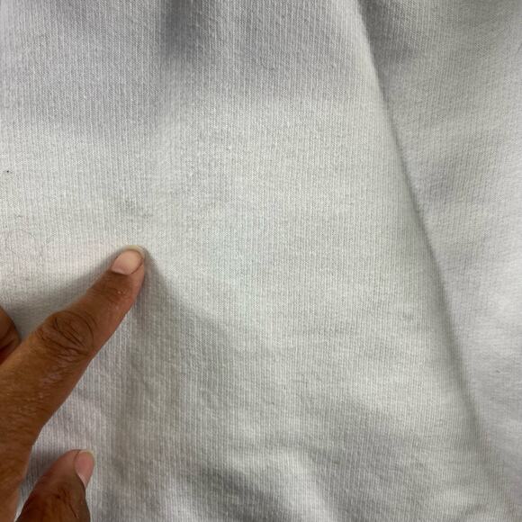 Dickies Raw Hem Crop Top Hoodie Sweatshirt Center Logo Skater Y2K Women's Medium - Picture 11 of 12